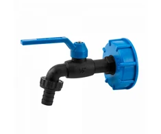 Rinkinys: Bradas IBC S60x6 čiaupas Juodas RAVEN Nylon, su 3/4 išor.sr., 5/8 žarnai