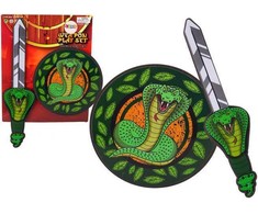 Riterio kardo ir skydo rinkinys Gyvatė
