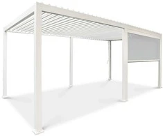 Roletas pavėsinei Pergola Premium Baltas, 3m