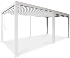 Roletas pavėsinei Pergola Premium Baltas, 3m