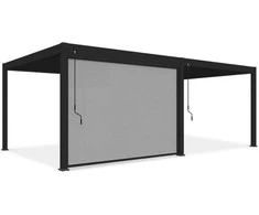Roletas pavėsinėms Pergola ELEGANCE/DELUXE/FUSION 3.6 m, Anthracite (339.9 cm)