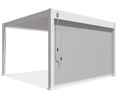 Roletas pavėsinėms Pergola ELEGANCE/DELUXE/FUSION 4 m, Baltas