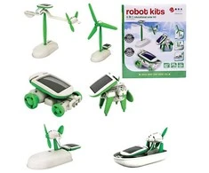 Saulės roboto rinkinys 6in1