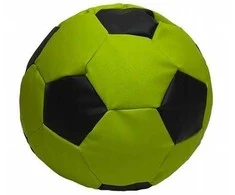 Sėdmaišis-pufas vaikams Ball XXL (40 cm), Lime/Juodas