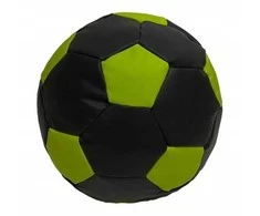 Sėdmaišis-pufas vaikams Ball XXL (40 cm), Juodas/Lime
