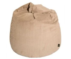 Sėdmaišis su pagalve Mega Lincoln L, 80x105 cm, rudas