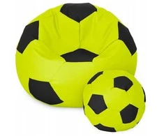 Sėdmaišis su pufu Ball XXXXL (100 cm), Lime/Juodas