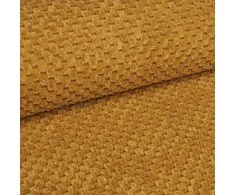 Sėdmaišis su pufu Mega Dot Velour L, 80x105 cm, garstyčių spalvos