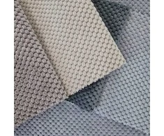 Sėdmaišis su pufu Mega Dot Velour L, 80x105 cm, smėlio spalvos