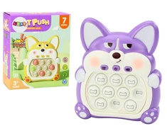 Sensorinis žaidimas Fox Pop It, violetinis