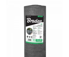 Šešėlinis tinklas 90%, 135 g/m², 1.2x10 m, pilkas