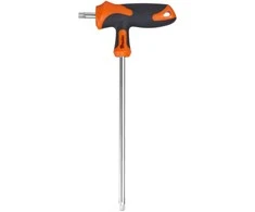 Šešiakampis raktas TORX 45 su T formos rankena Bradas, 1 vnt., long