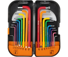 Šešiakampių ir TORX raktų rinkinys Bradas HX 1,5-10 mm / TX 10-50 mm, multicolour / long, 18 vnt.