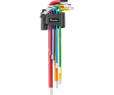 Šešiakampių raktų rinkinys Bradas HX 1,5-10 mm, multicolour / extra long, 9 vnt.