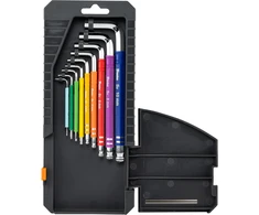 Šešiakampių raktų su rutuline galvute rinkinys Bradas HX 1,5-10 mm, multicolour / long, 9 vnt.