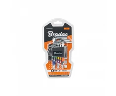 Šešiakampių raktų su rutuline galvute rinkinys Bradas HX 1,5-10 mm, multicolour / short, 9 vnt.