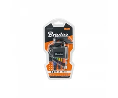 Šešiakampių raktų su rutuline galvute rinkinys Bradas HX 1,5-10 mm, multicolour / short, 9 vnt.