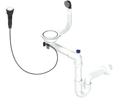 Sifonas plautuvėms Laveo OKS_163T, Steel