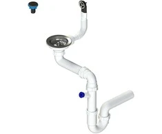 Sifonas plautuvėms Laveo OKS_223A, Steel