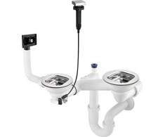 Sifonas plieninėms plautuvėms Deante ZXY_9920, Steel