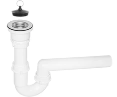 Sifonas plieninėms plautuvėms Kuchinox OKS_B11T, Inox