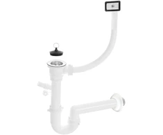 Sifonas plieninėms plautuvėms Kuchinox OKS_B13T, Inox