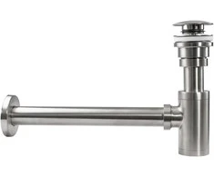 Sifonas REA su Klik-klak dangteliu praustuvams universalus, Brushed Nickel