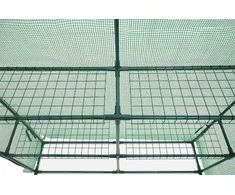 Šiltnamis-daigykla 140x140x200cm 8 lentynos, balta