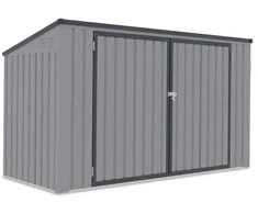 Šiukšliadėžių pastogė Davis 237x101 cm, Light Pilkas