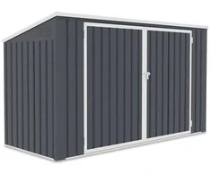 Šiukšliadėžių pastogė Davis 237x101 cm, Cold Pilkas
