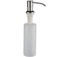 Skysto muilo/ploviklio dozatorius plautuvei Laveo Drop, Brushed Steel