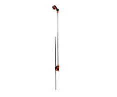 Sodo dušas Bradas Juodas LINE, 150-210 cm, įsmeigiamas