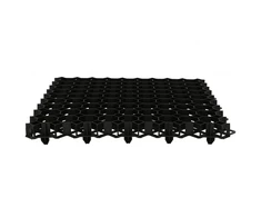 Sodo grotelės Bradas MULTI GRID, 40mm / 600x600mm, juodos