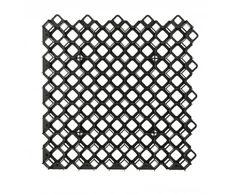 Sodo grotelės Bradas MULTI GRID, 40mm / 600x600mm, juodos
