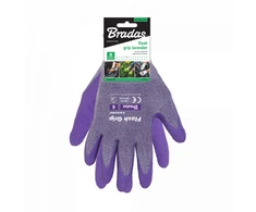 Sodo ir darbo pirštinės Bradas FLASH GRIP LAVENDER, 8 dydis, 6 vnt.