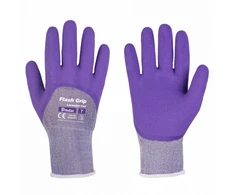 Sodo ir darbo pirštinės Bradas FLASH GRIP LAVENDER FULL, 6 dydis, 6 vnt.