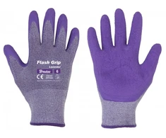 Sodo ir darbo pirštinės Bradas FLASH GRIP LAVENDER, 8 dydis, 6 vnt.