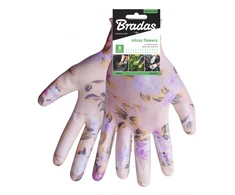 Sodo ir darbo pirštinės Bradas NITROX FLOWERS, 8 dydis, 6 vnt.