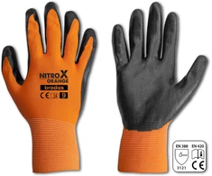 Orange Sodo ir darbo pirštinės Bradas NITROX Oranžinis, 9 dydis, 6 vnt.
