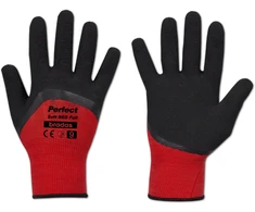 Sodo ir darbo pirštinės Bradas PERFECT SOFT Raudonas FULL, 8 dydis, 6 vnt.