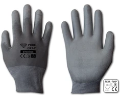 Sodo ir darbo pirštinės Bradas PURE GRAY, 9 dydis, 6 vnt.