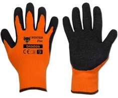 Sodo ir darbo pirštinės Bradas WINTER FOX, 9 dydis, 6 vnt.