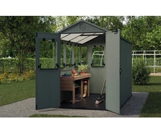 Sodo namukas - šiltnamis 2in1 Keter POTTING SHED 6x8, Žalias