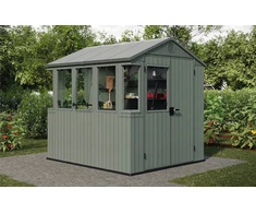 Sodo namukas - šiltnamis 2in1 Keter POTTING SHED 6x8, Žalias