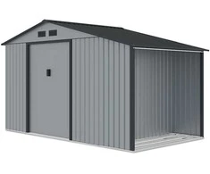 Sodo namukas su malkine MADISON 11x6, Light Pilkas