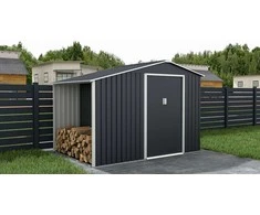 Sodo namukas su malkine MADISON 9x6, Cold Pilkas