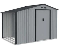 Sodo namukas su malkine MADISON 9x6, Light Pilkas