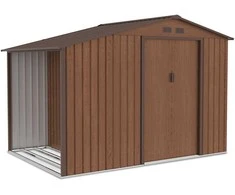 Sodo namukas su malkine MADISON 9x6, Walnut