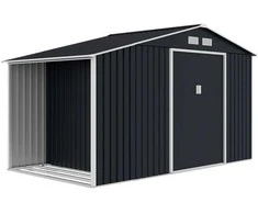 Sodo namukas su malkine Stockholm 11x6, Pilkas