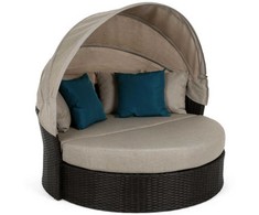 Sodo sofa Sydney, Brown Mat / Brown Melange